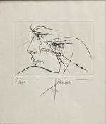 Pierre-Yves TRÉMOIS (1921-2020)
Le visage et le faucon
Lithographie signée et justifiée...