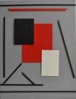Claude LEGRAND-SEGAUST (1933-2014)
Sans titre fond gris
Collages sur toile signée dans...