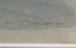 Robert MAURA (1934-2015)
La plage
Aquarelle signée en bas à droite
39 x...