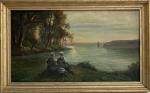 ECOLE BRETONNE
Bretonnes regardant la mer
Huile sur toile
40 x 70 cm