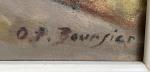 Olivier BOURSIER (XXème)
La rivière de Pont-Croix
Huile sur panneau signée en...