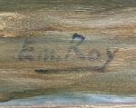 Emile ROY (1876-1973)
Le canot dans la tempête
Huile sur toile signée...