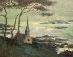 Louis VAN DE VELDE (1872-?)
Ploubalzanec près de Paimpol, la chapelle...