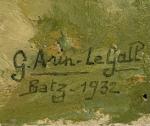 G. ARIN LE GALL (XXème)
Batz, 1932. 
Huile sur carton signée,...