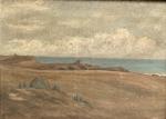 S. FEVRE (XIX-XXème)
La dune à l'île d'Yeu, effet de temps...
