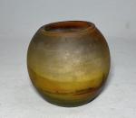 Jean-Simon PEYNAUD (1869-1952)
Vase boule en verre à décor d'un paysage,...
