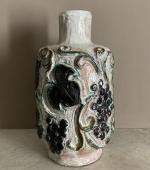 Alice COLONIEU (1924-2010)
Vase cylindrique à col droit et sur talon...