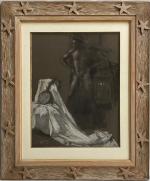 DRIAN (1885-1961)
Hommage à Géricault
Pastel signée en bas à gauche
63 x...