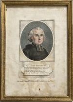 ECOLE FRANCAISE du XIXème
Monseigneur Jean Baptiste Duvoisin,
M. de Romagne, 
M....
