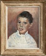 Claude MARIN (1914-2001)
Portrait d'enfant
Huile sur toile signée en bas à...