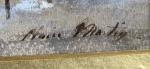 Marie MARTIN (XXème)
Paysage enneigé
Aquarelle et gouache signée en bas à...
