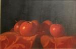 Gérald ENGELVIN (né en 1972)
Nature morte aux pommes
Huile sur toile...