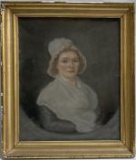 ECOLE FRANCAISE fin XVIIIe début XIXème
Portrait de dame
Pastel
44.5 x 36.5...