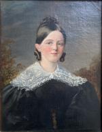 ECOLE FRANCAISE du XIXème
Portrait de dame
Huile sur toile
27.5 x 21.5...