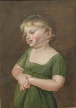 ECOLE FRANCAISE fin XIXème
Portrait de jeune enfant
Gouache
19 x 13.5 cm...