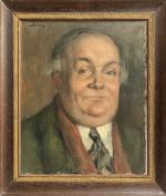 Henry SIMON (1910-1987)
Portrait de Monsieur Mercereau
Huile sur toile signée en...
