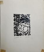 Jules PARESSANT (1917-2001)
Le soleil, 1975. 
Lithographie titrée, justifiée "EA", monogrammée...