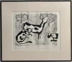 Jules PARESSANT (1917-2001)
Les trois vaches, 1992. 
Lithographie signée, titrée, justifiée...