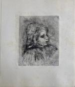 d'après Pierre-Auguste RENOIR (1841-1919)
Portrait de Claude Renoir
Estampe
28.5 x 24 cm...