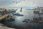 Yvon DIEULAFE (1903-1990)
Saint Gilles Croix de Vie, vue du port
Huile...