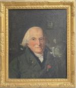 Ecole FRANCAISE vers 1820
Portrait de Monsieur d'Aubigny
Sur sa toile d'origine
54...
