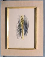 Hans HARTUNG (1904-1989)
Abstraction
Lithographie signée, numérotée 17/50 et datée 58
47 x...