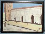 Paul NASSIVET (1904-1977)
La Koutoubia à Marrakech
Huile sur toile signée en...