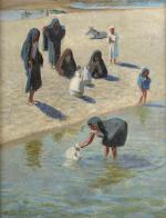 Raoul du GARDIER (1871-1952)
Les porteuses d'eau
Huile sur toile, signée en...