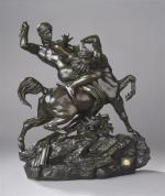 Antoine-Louis BARYE (1795-1875)
Thésée combattant le Centaure Biénor
Groupe en bronze à...