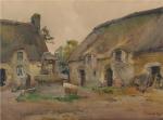 Louis Agricol MONTAGNÉ (1879-1960)
Vieille ferme provençale
Aquarelle signée en bas à...