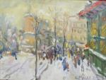 Charles MALLE (Né en 1935)
 " Paris sous la neige...