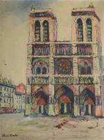 Elisée MACLET (1881-1962)
Notre Dame de Paris
Huile sur panneau, signée en...