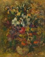 Paul Elie GERNEZ (1888-1948)
Pot de fleurs
Huile sur toile, signée du...