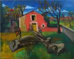 Camille HILAIRE (1916-2004)
Le coq dans la basse-cour
Huile sur toile signée...