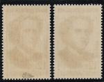 France n°1147a, variété brun-noir + timbre normal, neufs sans charnière,...
