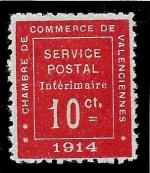 France, timbre de Guerre n°1 neuf avec trace de charnière,...
