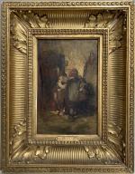 attribué à Auguste BOULARD
Fillette pleurant
Huile sur panneau
20 x 13 cm