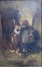 attribué à Auguste BOULARD
Fillette pleurant
Huile sur panneau
20 x 13 cm