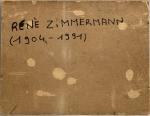 René ZIMMERMANN (1904-1991)
A l'ombre des arbres, 1955. 
Huile sur carton...