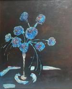 Louis DONNET dit L.D. BJORN (1907-1989)
Bouquet de fleurs, 1963. 
Peinture...