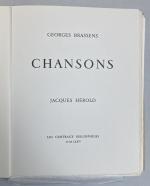 Georges BRASSENS, Chansons, Les centraux bibliophiles, 1974, illustrations de Jacques...