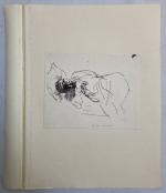 Jean LAUNOIS (1898-1942)
Homme étendu
Encre signée et monogrammée
13.5 x 17 cm