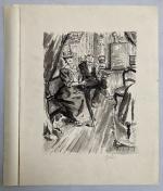 Jean LAUNOIS (1898-1942)
L'attente sur le banc
Encre monogrammée
32.5 x 25 cm...