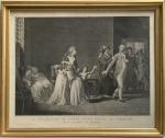 d'après Pierre BOUILLON (1776-1831)
La séparation de Louis seize, d'avec sa...