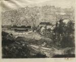 Jean CHAUDEURGE (1908-1968)
La place animée
Gravure signée en bas à droite,...