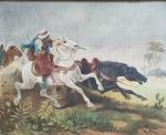 Alfred STEINACKER [hongrois] (1838-1914)
Fantasia
Huile sur toile signée de son pseudonyme...