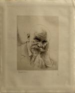 Edgar CHAHINE (1874-1947)
Portrait de Huysmans
Gravure signée et justifiée 7/10. 
29...