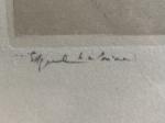 Edgar CHAHINE (1874-1947)
Portrait de Huysmans
Gravure signée et justifiée 7/10. 
29...