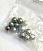 LOT de 12 perles de Tahiti poids 13.5 g