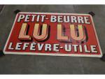 Biscuits Lefèvre-Utile  : "Petit-Beurre LU LU" : Affiche lithographiée....